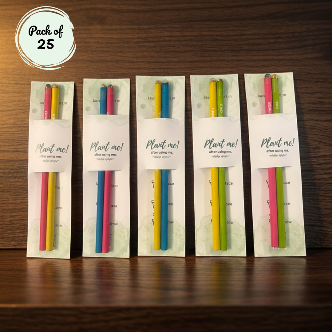 Plantable Seed Pencils With Sleeve