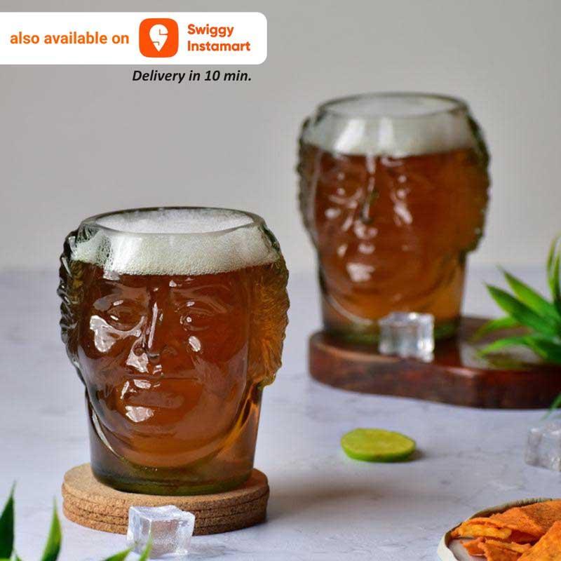 Old Monk Quirky Glasses 600 ML