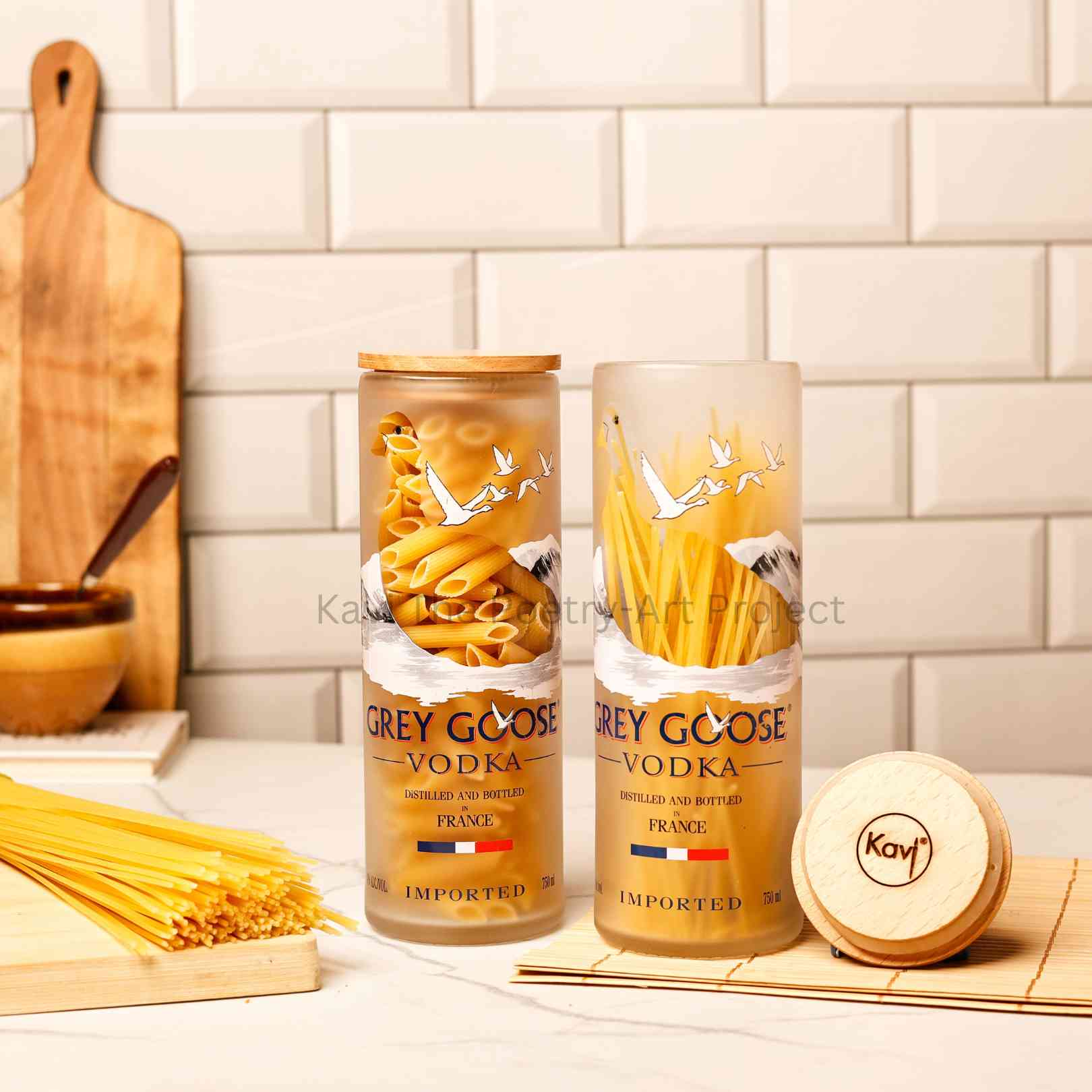 Kavi Grey Goose Big Jars ( set of Two )