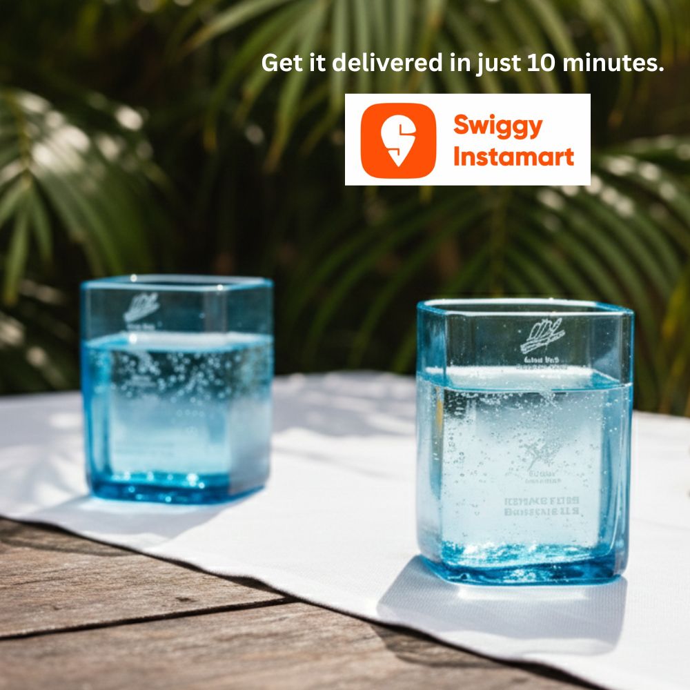 Kavi Bombay Sapphire Glasses (Set of Two)