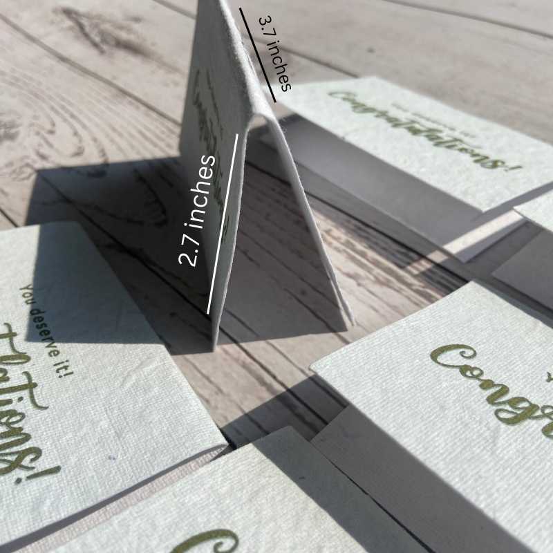 Plantable Congratulations Cards with Envelopes (Set of 12)