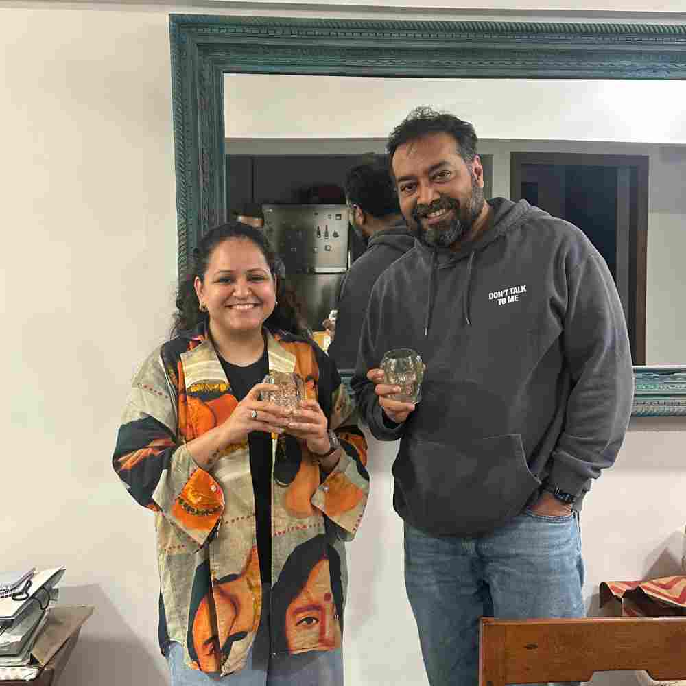 Famous_Bollywood_Director_Anurag_Kashyap_with_our_old_monk_face_glass