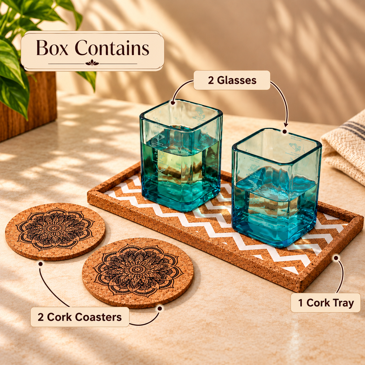 Bombay Sapphire Glass Gift Set