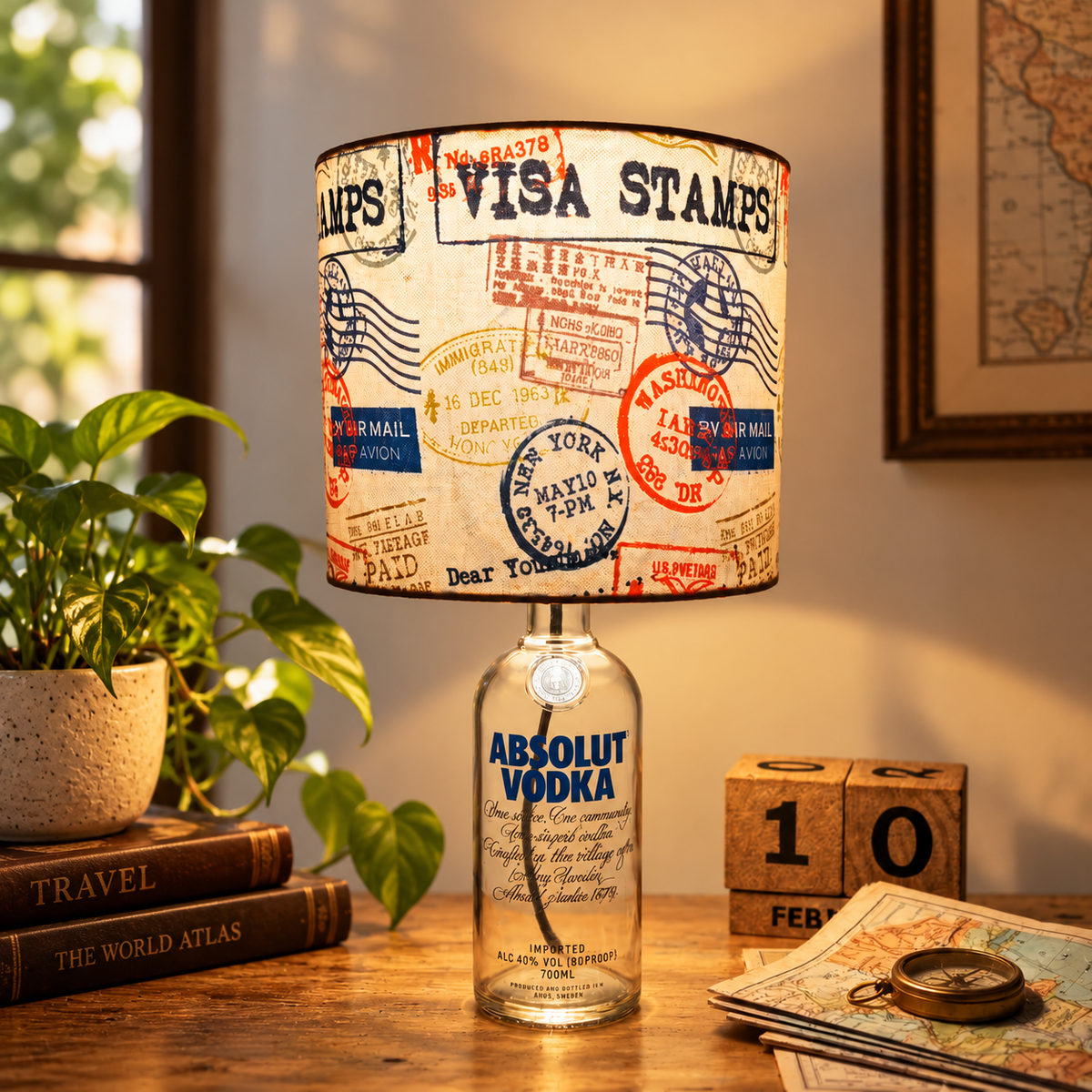 Absolut Bottle Shade Lamp