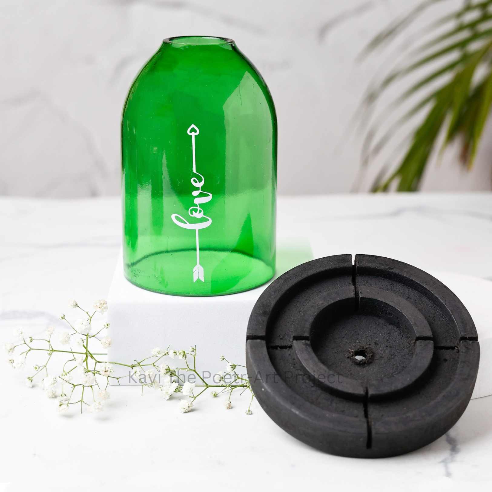 Upcycled Love Tea Light Holder