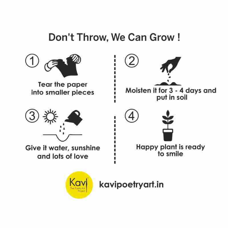 Plantable Little Thank You Cards with Envelopes (Set of 12)