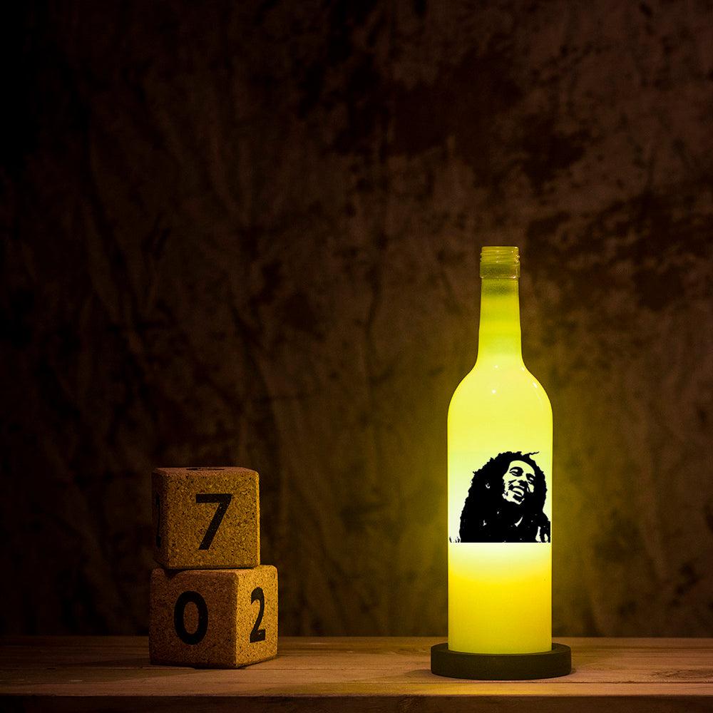 Bob Marley Inlit Lamp (Fl. Yellow)