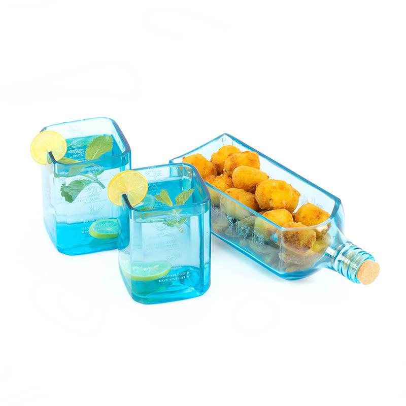 Bombay Sapphire Platter With Glasses
