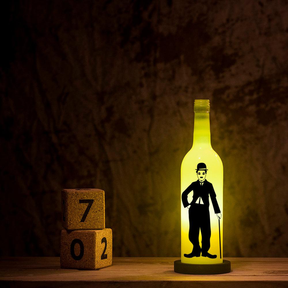 Charlie Chaplin Inlit Lamp (Fl. Yellow)