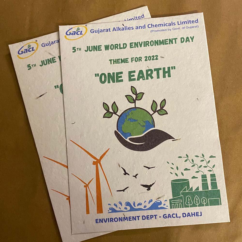 Customised A5 Seed Paper Cards