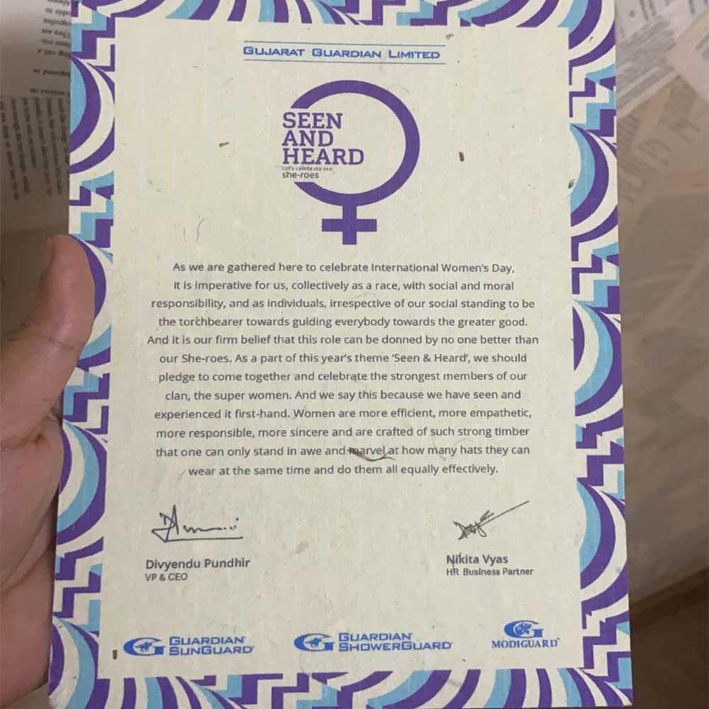 Customised A5 Seed Paper Cards