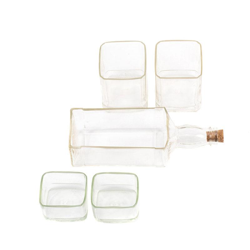 Jack Daniel Bottle Serving Set with Cork Tray