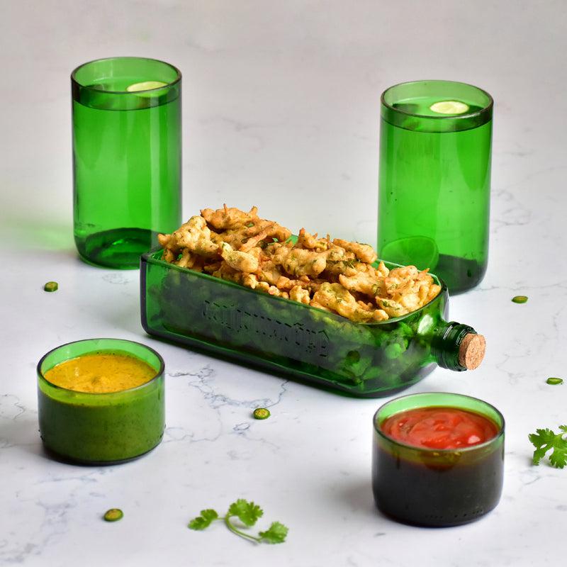 Kavi Jagermeister Bottle Serving Set With Cork Tray