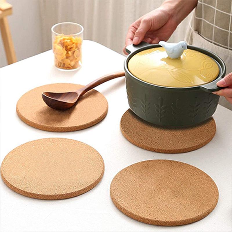 Kavi Multipurpose Cork Hot Plates (Set of 4) Kavi The PoetryArt Project