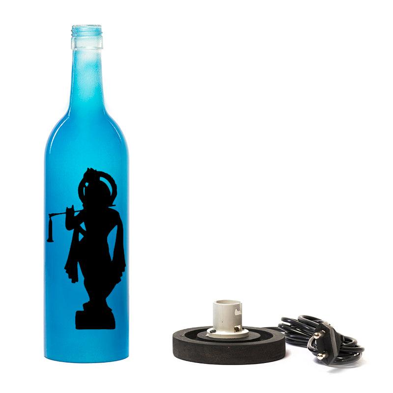 Krishna Inlit Lamp (Blue)