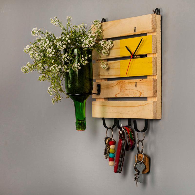 Multipurpose Wooden Pallet Board - Wine (Yellow)