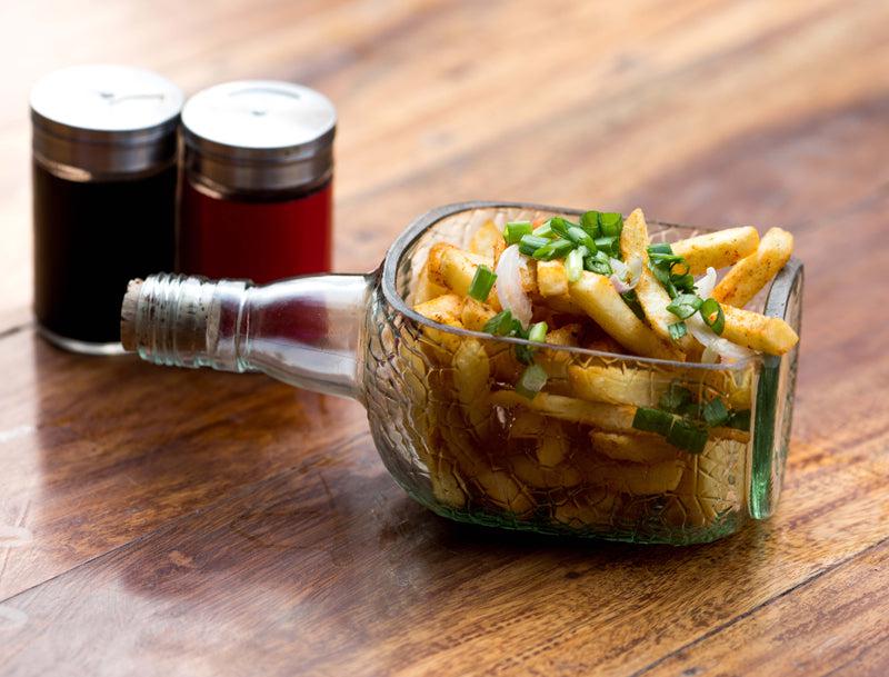 Old Monk Bottle Platter