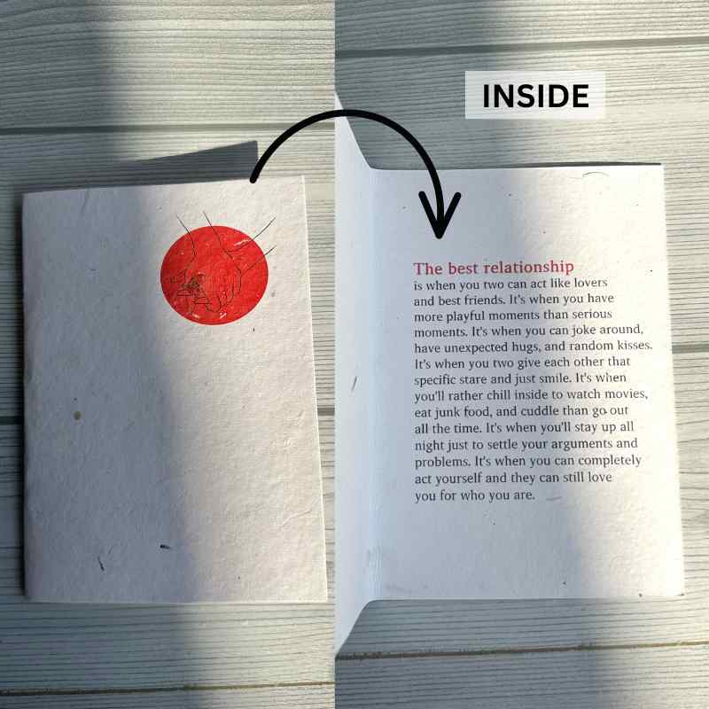 Plantable Love You Cards A6 with Kraft Paper Envelopes (Set of 4)