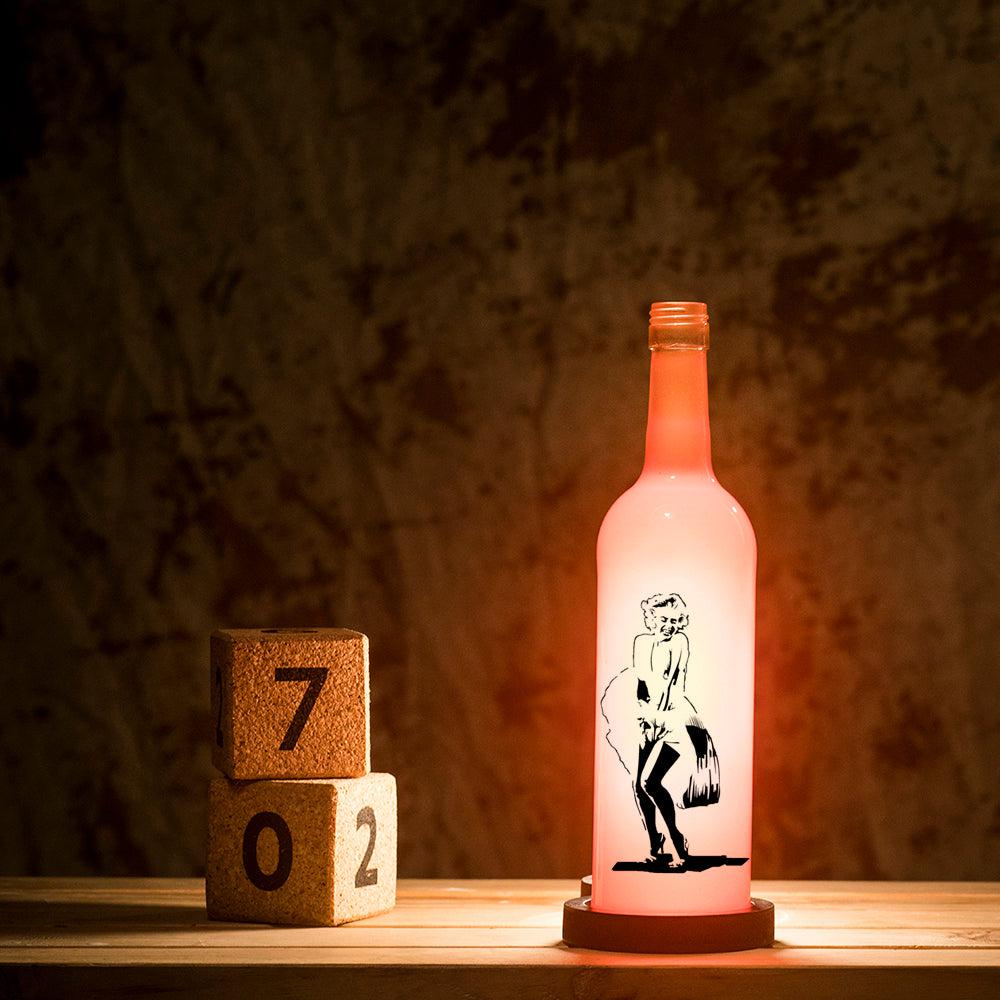 Standing -Marilyn Inlit Lamp (Orange)