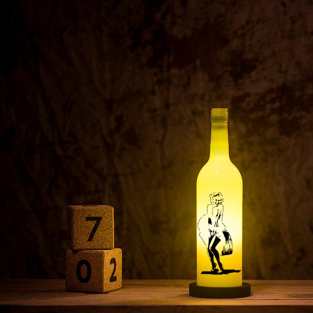 Standing -Marilyn Inlit Lamp (Yellow)