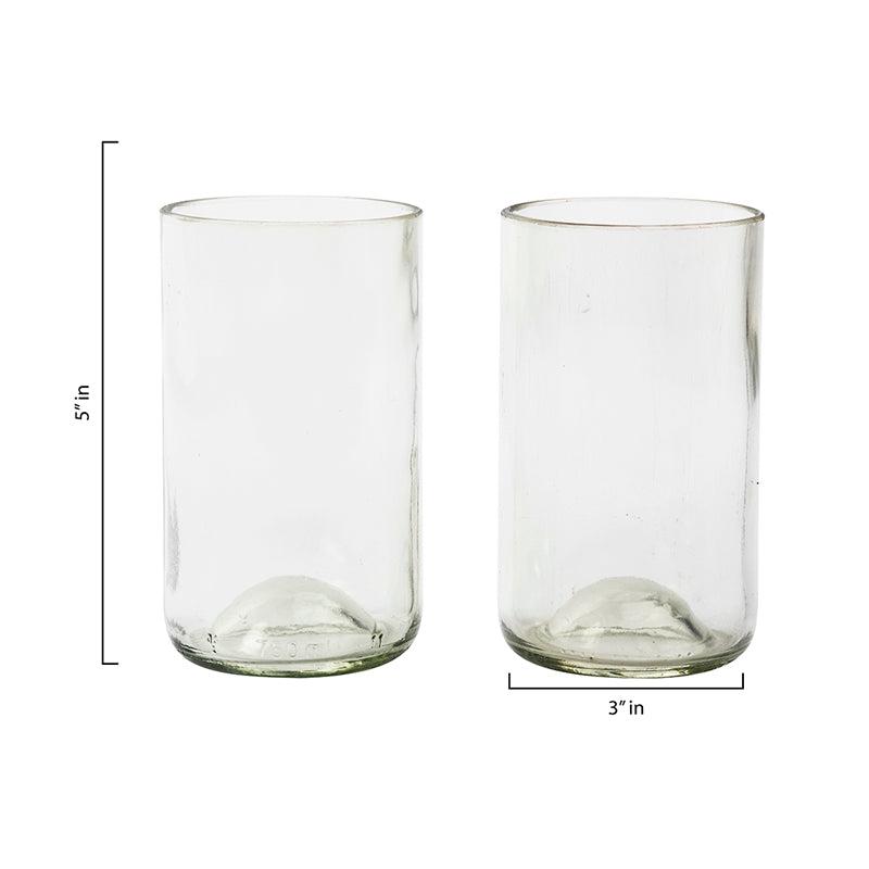 Transparent Wine Bottle Serving Set