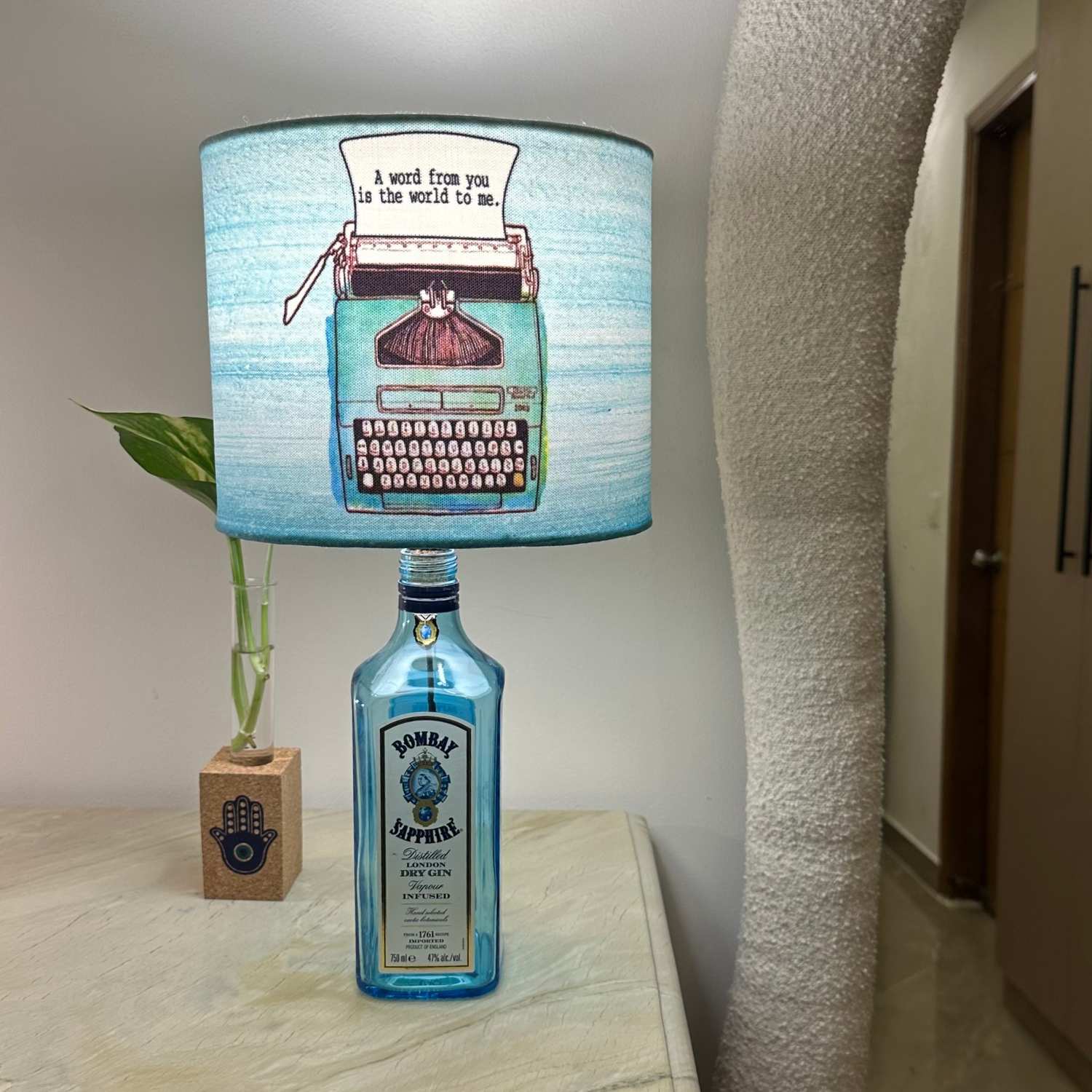 Bombay Sapphire Shade Lamp