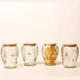 Old monk Bottle Airtight Jars (Set of Four)