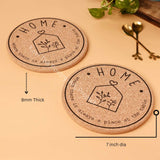 Kavi Home Design Cork Trivets With Cork Coasters