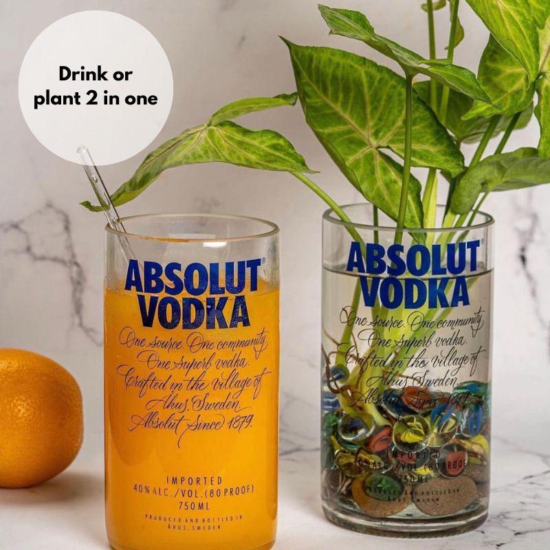 Kavi Upcycled Absolut Big Glass