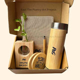 Customised bamboo gift hamper