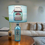 Bombay Sapphire Bottle Shade Lamp