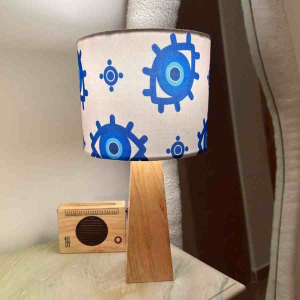 Evil Eye Wooden Lamp Shade ( Square)