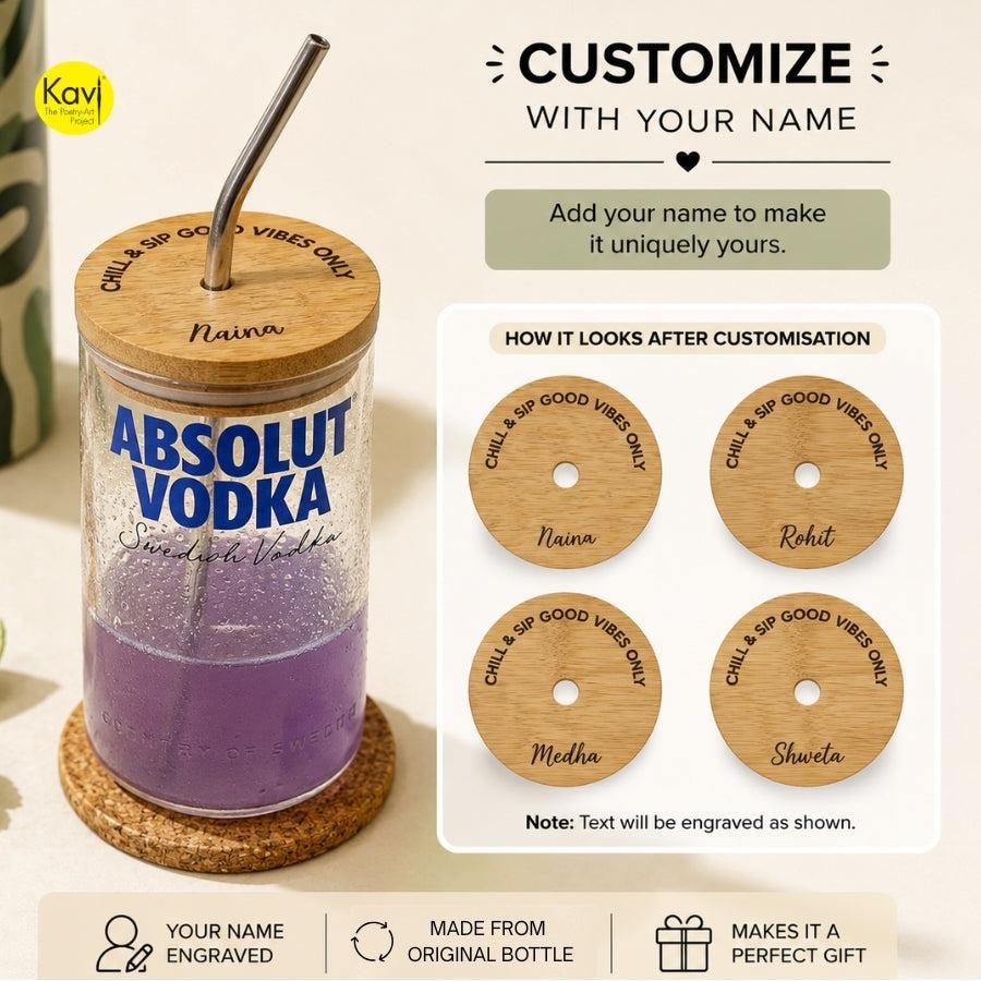Customized Engraved Bottle Glasses