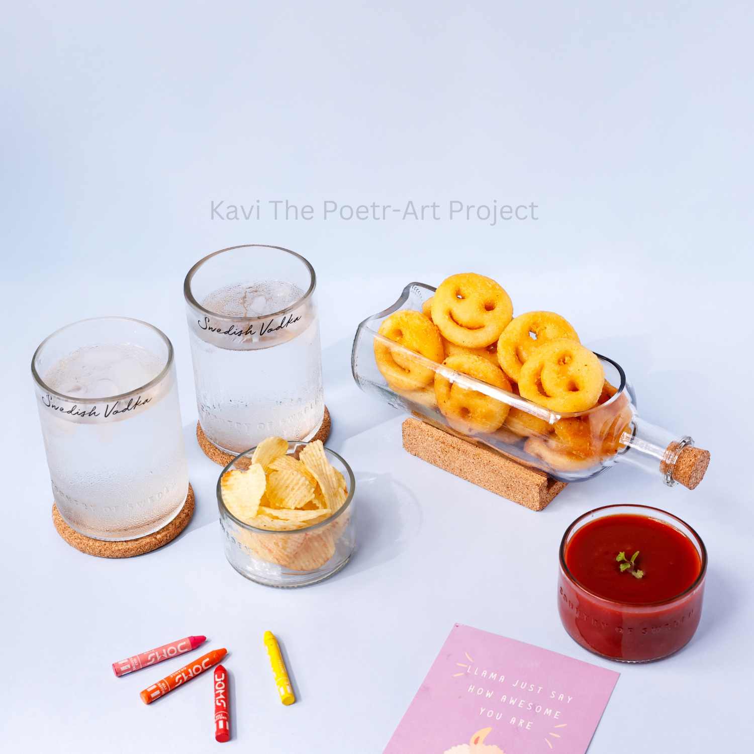 Eco friendly Absolut Bottle Serving Set