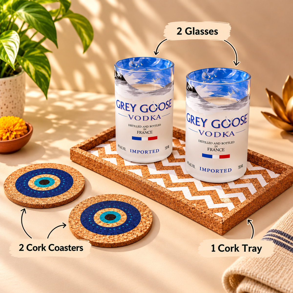Grey Goose Glass Gift Set