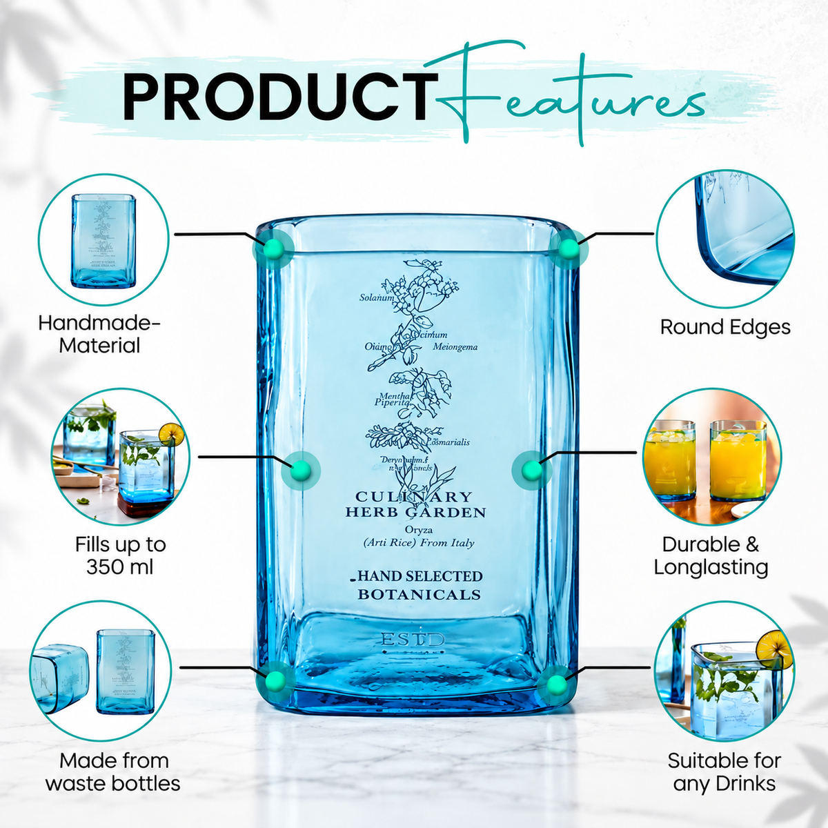 Bombay Sapphire Glass Gift Set
