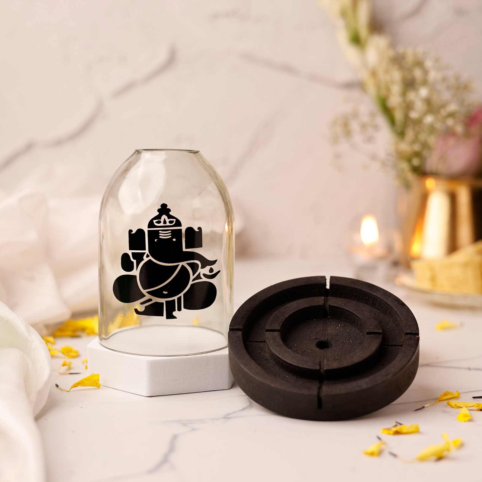 Upcycled Ganesha Tea Light Holder (Copy)