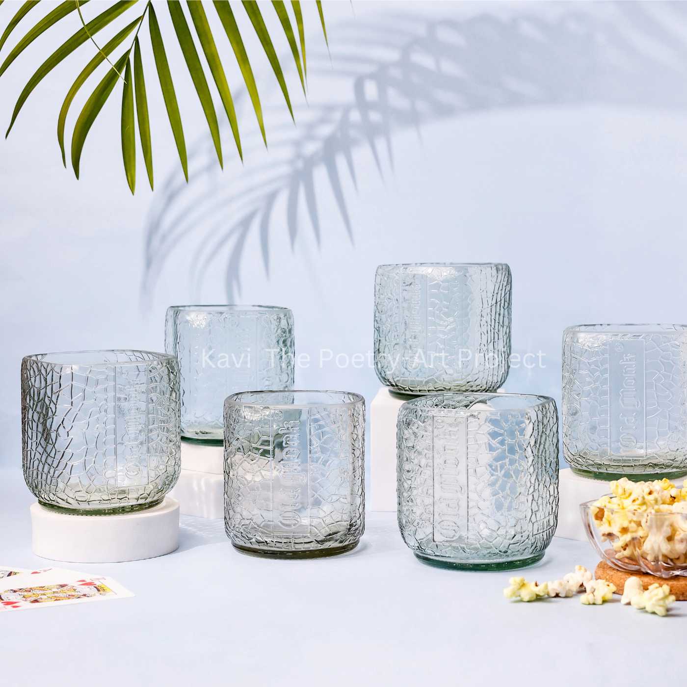 Upcycled Old Monk Small glasses 300ml