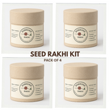 Plantable Seed Rakhi Kit (Set of 4)
