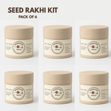 Plantable Seed Rakhi Kit ( Pack of 6 )