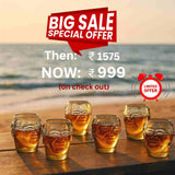 Small Old Monk Face Glasses 300ML