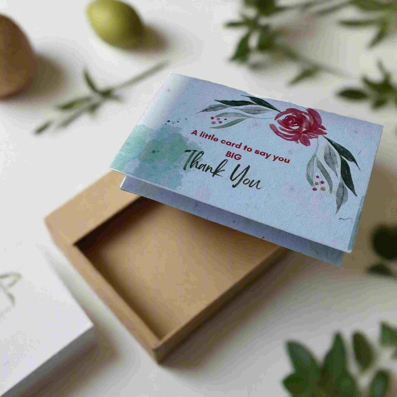 Plantable Little Thank You Cards with Envelopes  (Set of 12)