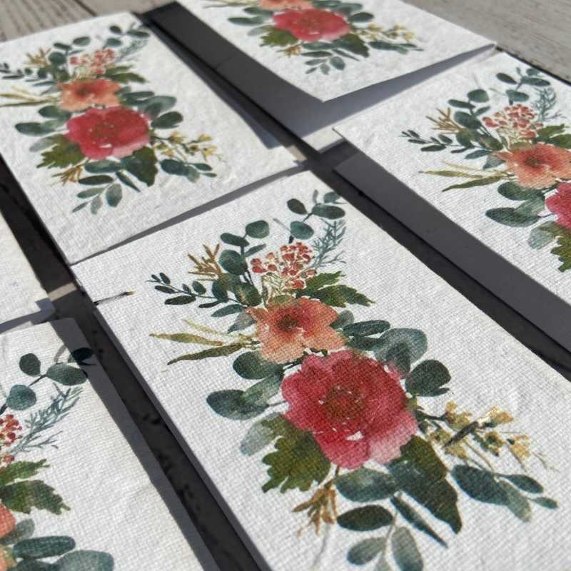 Seed Paper Cards with Envelopes (Set of 12)