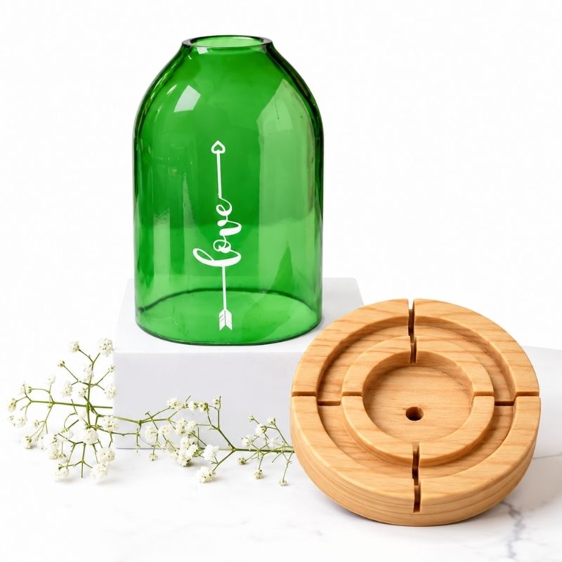 Upcycled Love Tea Light Holder
