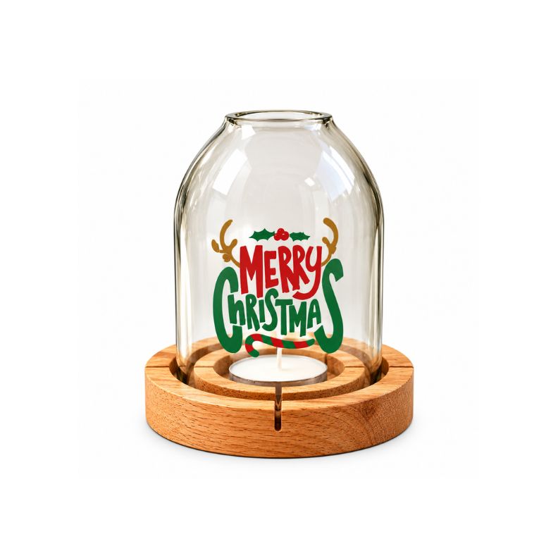 Christmas tea light candle holder