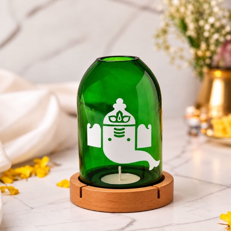 Eco friendly Ganesha Tea Light Holder