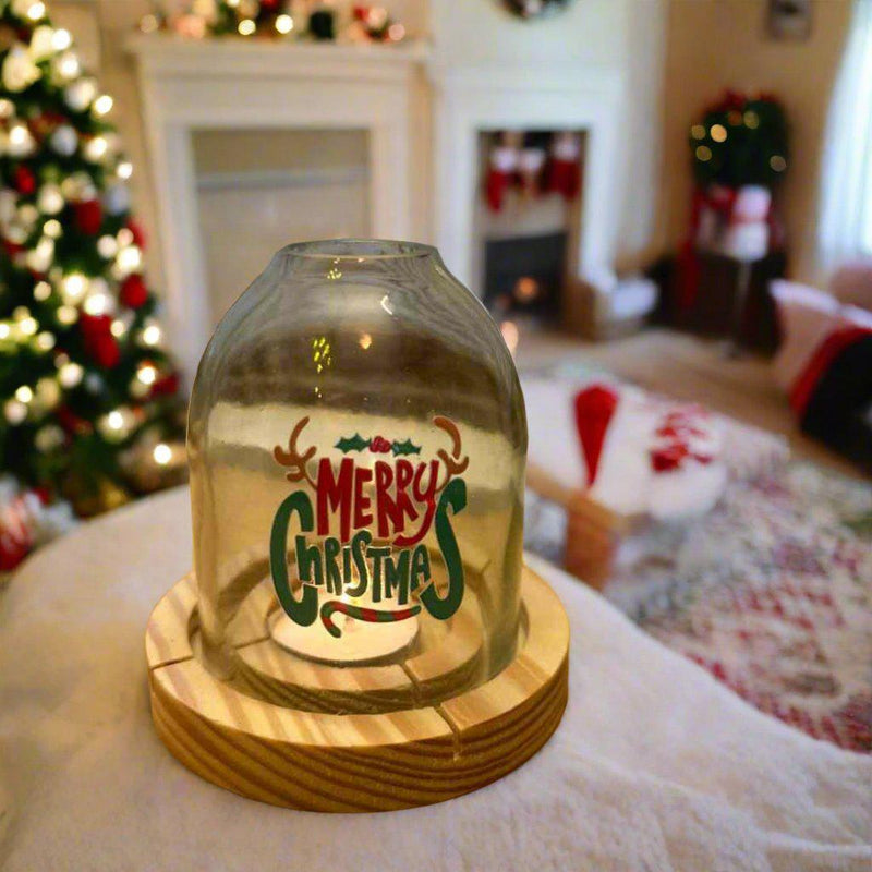 Christmas tea light candle holder