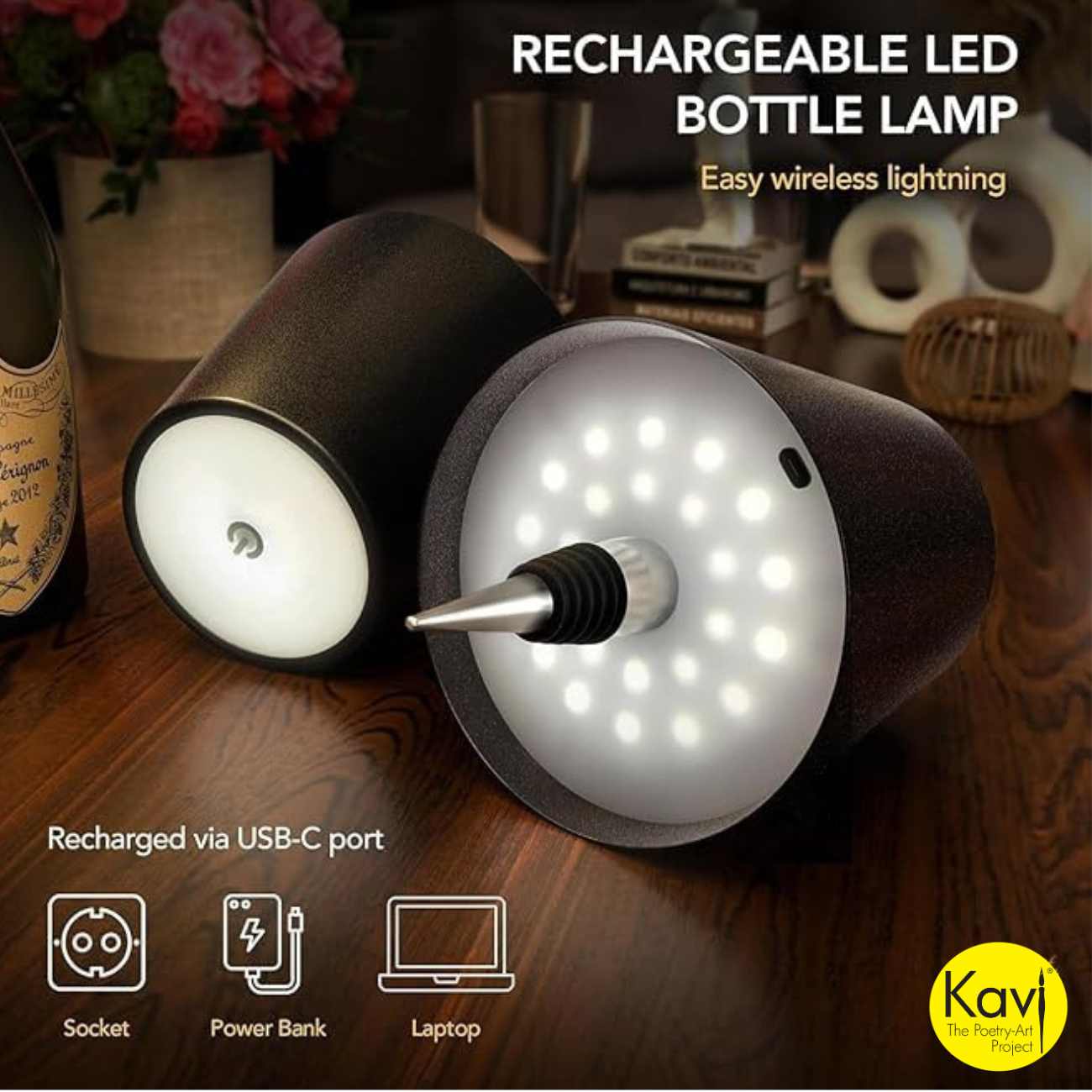 rechargeable Shade Lamp