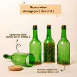 Kavi Green Wine Jars (Set of Four)