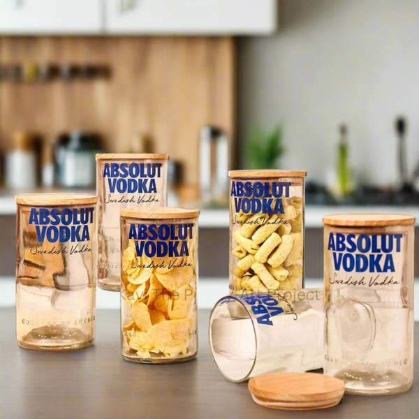 Absolut Bottle Jars